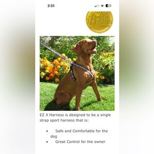 EZ-X Harness for dogs size medium in camo